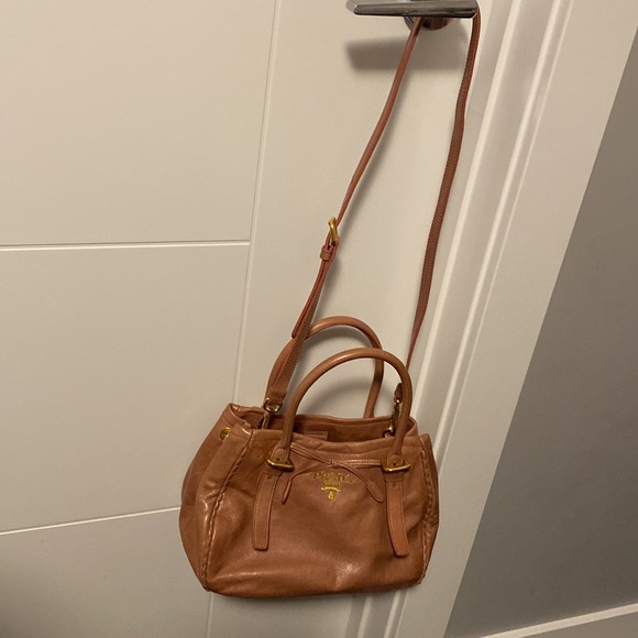 Prada Bag Handbag 2 Way Vitello SHINE - Picture 4 of 5